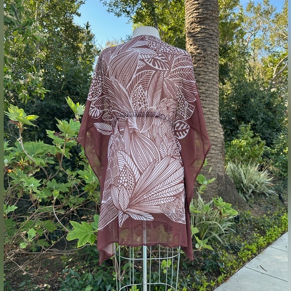 NWOT Bleu Rod Beattie "En La Playa" open sleeve coverup - size S - Picture 4 of 5